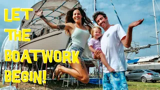 NEW BOAT, NEW PROBLEMS!! Removing the Rudder… Ep 301