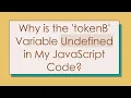 Why is the tokenB Variable Undefined in My JavaScript Code