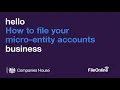 How to file your micro-entity accounts