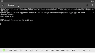 Qpython Tutorial 49 - Creating Login Sections
