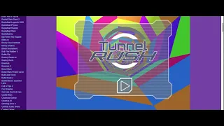 My highest score on Tunnel Rush
