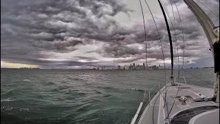 47 Knot Squalls Hit us in Miami (Sailing w/the Litzenbergers Ep. 120)