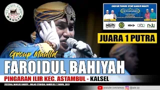 Download Faroidul Bahiyah - Pingaran Ilir Astambul, Kalsel. (Juara 1 Putra Festival Maulid SyaHab 2019) MP3
