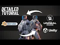Blender to Unreal unity - Exporting rigged character