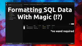 Formatting SQL Data With Magic Using Beekeeper Studio