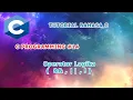 Belajar Bahasa C - Operator Logika