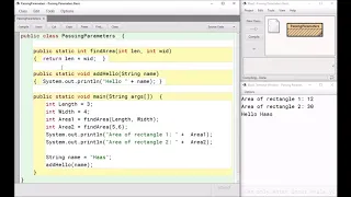 Passing Parameters Java AP Computer Science