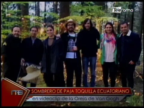 Sombrero de Paja Toquilla ecuatoriano en videoclip de la Oreja de Van Gogh