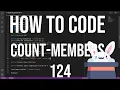 how to code racket 124 - count-members simultaneous processing