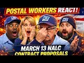 Postal Workers REACT To March 13 NALC Proposals