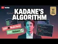 Kadane s Algorithm Maximum Subarray Sum Dynamic Programming Explained with Code DSA Interview