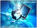 Internet Cloud Computing PowerPoint Template thetemplatewizard com