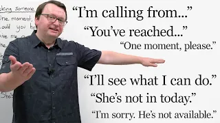 “Hello. How may I help you?” | Phone English for Professionals