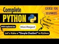Let s make a Simple Chatbot in Python Mini Project Python Full course for Beginners