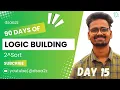 Day-15 Logic Building in 90 days 2 Sort Codeforces Competitive Programming