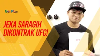 Bangga! Jeka Saragih Resmi Dapat Kontrak UFC