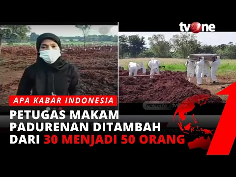 Covid Melonjak, Ambulans Pembawa Jenazah Antre di TPU Padurenan