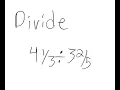 Mixed Numbers Divide 4 3