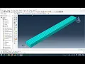 Abaqus getting started for beginners 3D Solid Cantilever Beam