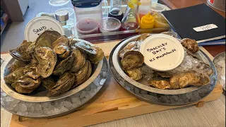 100 OYSTER EATING CHALLENGE With Joel Hansen at Carr s Oyster Bar