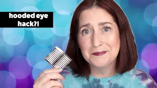 HOODED EYE HACK Trying Eyelid Tape for the first time