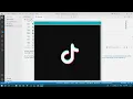 Draw tik tok logo by python turtle graphics