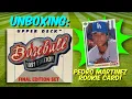 Unboxing 1991 MLB Upper Deck Final Edition - Lots of Rookies