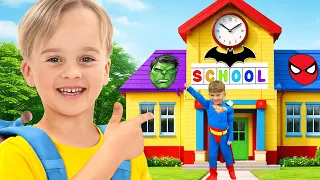 Süper Kahraman Okulu Macerası - Çocuklar İçin Eğlenceli Dersler ve Takım Çalışması!