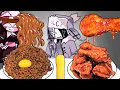 Download Lagu Mukbang Fried Chicken 직접 만든 짜파게티 양념치킨 먹방 Friday Night Funkin 프라이데이 나이트 펑킨 | animation mukbang