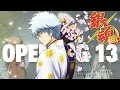 Gintama Opening 13 Full / Sakura Mitsutsuki - SPYAIR -  lyrics sub español