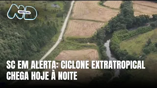 Santa Catarina em atenção máxima: ciclone extratropical se aproxima