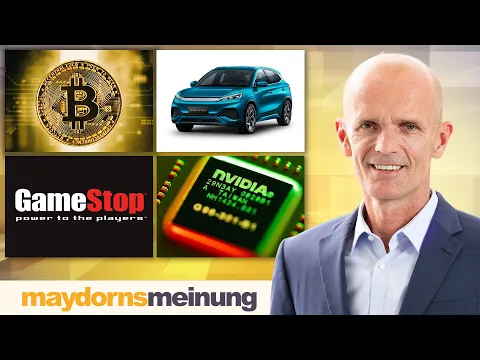 Download MP3 maydornsmeinung: Bitcoin, Bitcoin Group, Nvidia, Intel, Tesla, BYD, Gamestop, Robinhood, TUI, Bayer