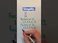 How to Simplify Fractions