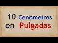 How many inches are in 10 centimeters
