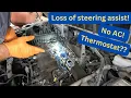 2018 GMC Acadia Loss of steering assist and AC Thermostat issue