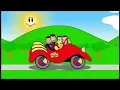 Download Lagu Let's Go (We're Riding In The Big Red Car) (Wiggly Animation)
