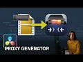 Blackmagic Proxy Generator How Why When - Davinci Resolve TUTORIAL