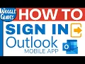 How to sign in to Outlook mobile app