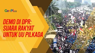 Rakyat Bergerak: Aksi Massa di Senayan Kawal Putusan MK Soal UU Pilkada