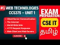 Web Technologies CCS375 Unit 1 Client-Server Internet HTTP WWW Web Clients Servers