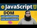 DOM Manipulation Mastering appendChild and removeChild in JavaScript - Class 44