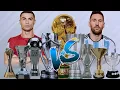 Download Lagu LIONEL MESSI VS  CRISTIANO RONALDO all trophy and awards Compared 2022/2023