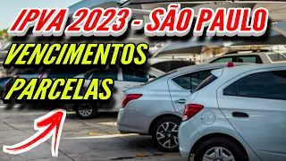 IPVA 2023 SP VENCIMENTO ALIQUOTAS ATUALIZADO / IPVA 2023 FICOU MAIS CARO