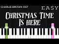 Download Lagu A Charlie Brown Christmas - Christmas Time Is Here by Vince Guaraldi | EASY Piano Tutorial