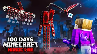 I Survived 100 Days in the DEEP VOID in Minecraft Hardcore!