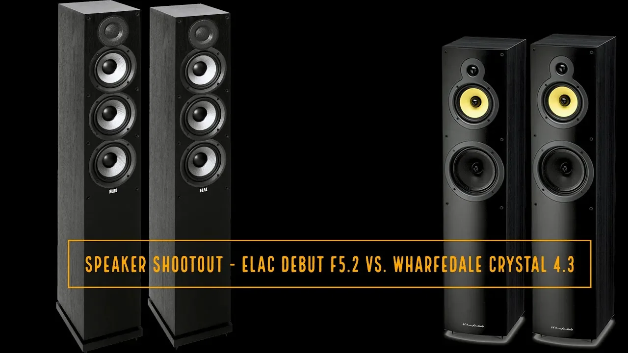 Speaker Shootout: ELAC Debut F5.2 vs. Wharfedale Crystal 4.3
