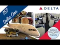 Delta ONE in 2021 Full Service on the 757-200 Business Class Seattle to JFK with Sky Club Seatac