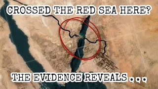 did the israelites really cross the red sea stunning evidence of the location of red sea crossing 