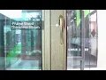 H68 solid wood bifold doors