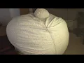 Comparing an Old LoveSac Eskimo Swirl Cover to a New One